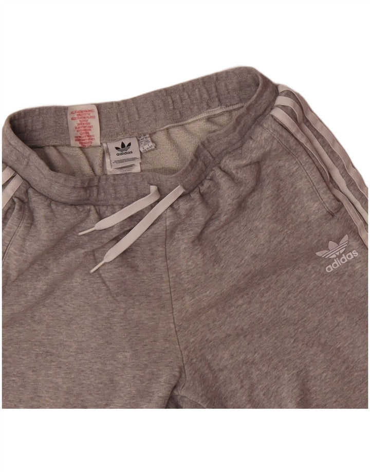 Pantaloncini sportivi Adidas da ragazzo 15-16 anni in cotone grigio