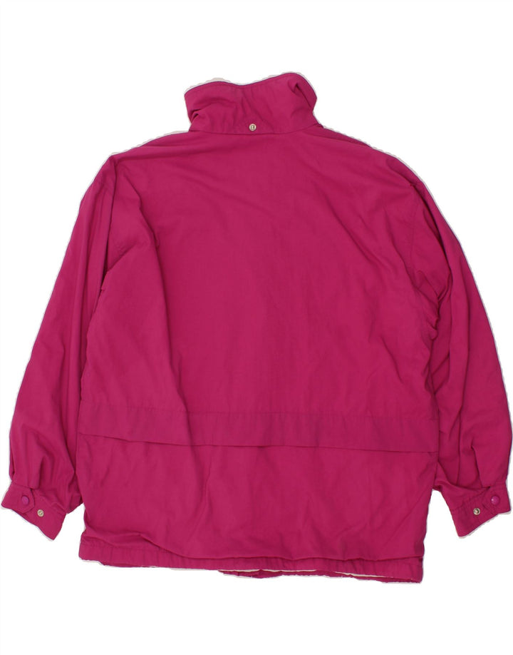 KLEPPER Womens Windbreaker Jacket UK 14 Large Pink Polyamide Vintage Klepper and Second-Hand Klepper from Messina Hembry 