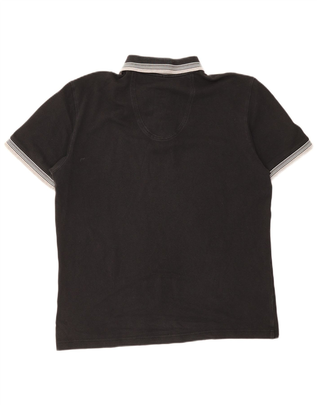 Polo da uomo Hugo Boss a righe grandi nere