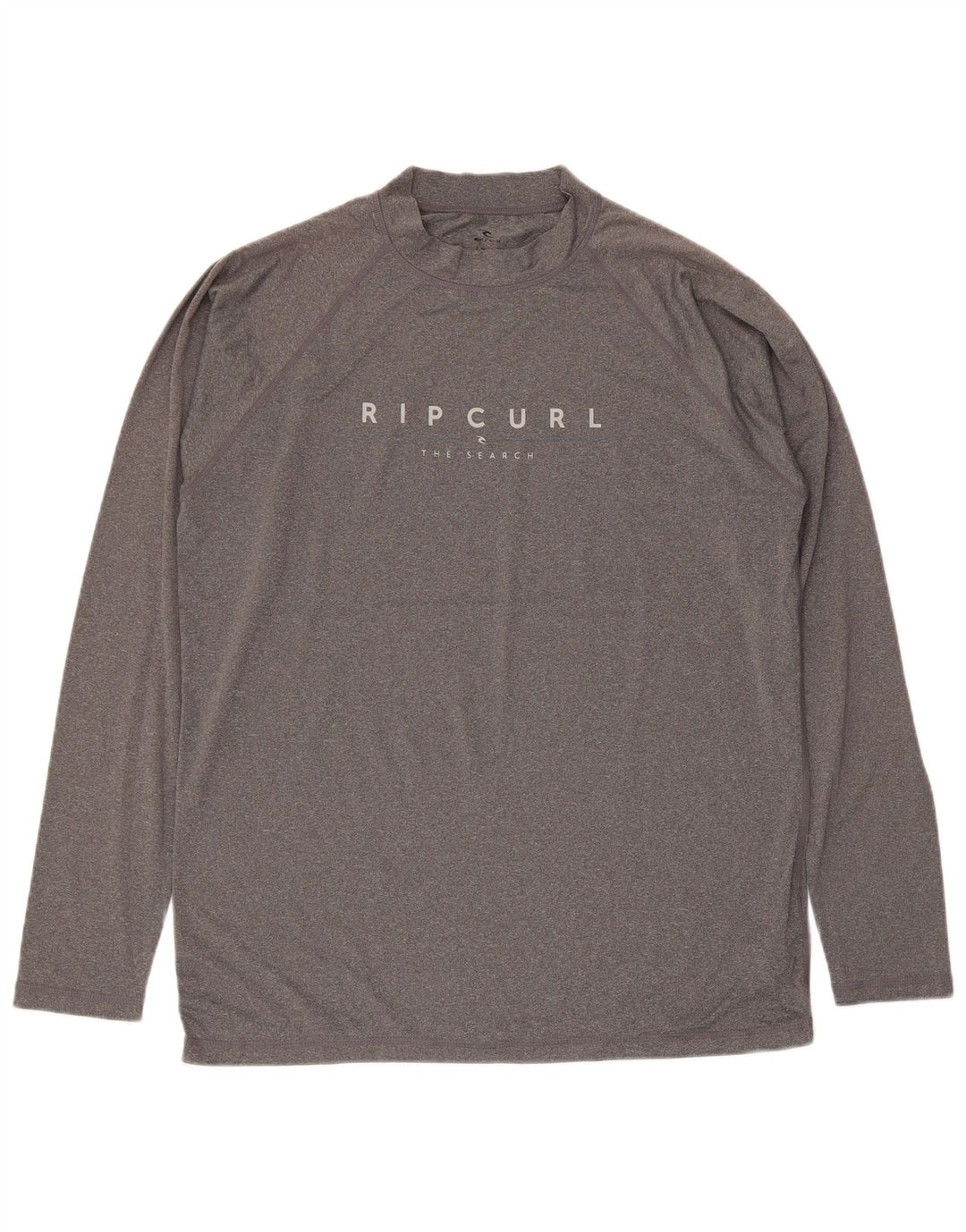Rip Curl Top da uomo con vestibilità comoda grafica manica lunga grande poliestere grigio