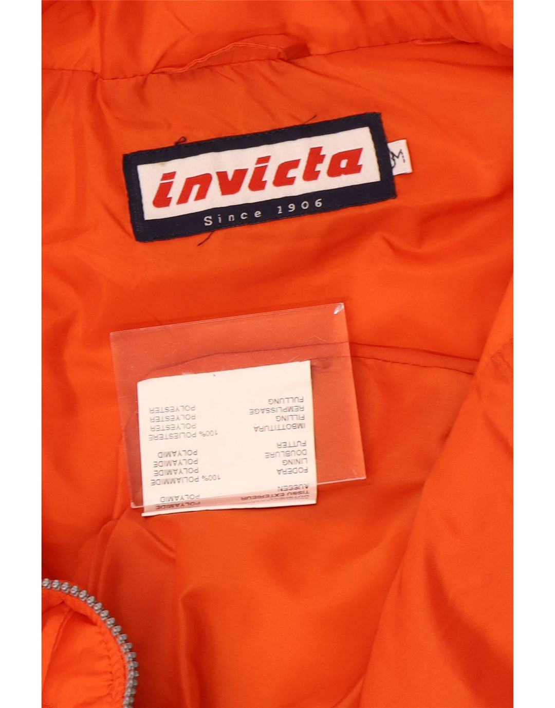 Gilet trapuntato da uomo INVICTA UK 38 arancione medio