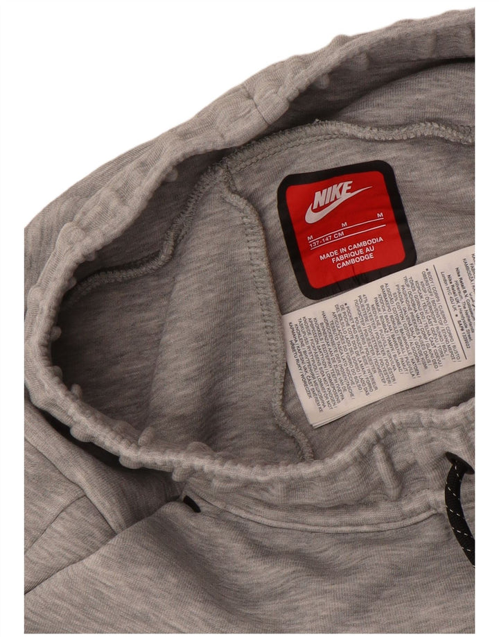 Pantaloni della tuta da ragazzo Nike Joggers 10-11 anni in cotone grigio medio
