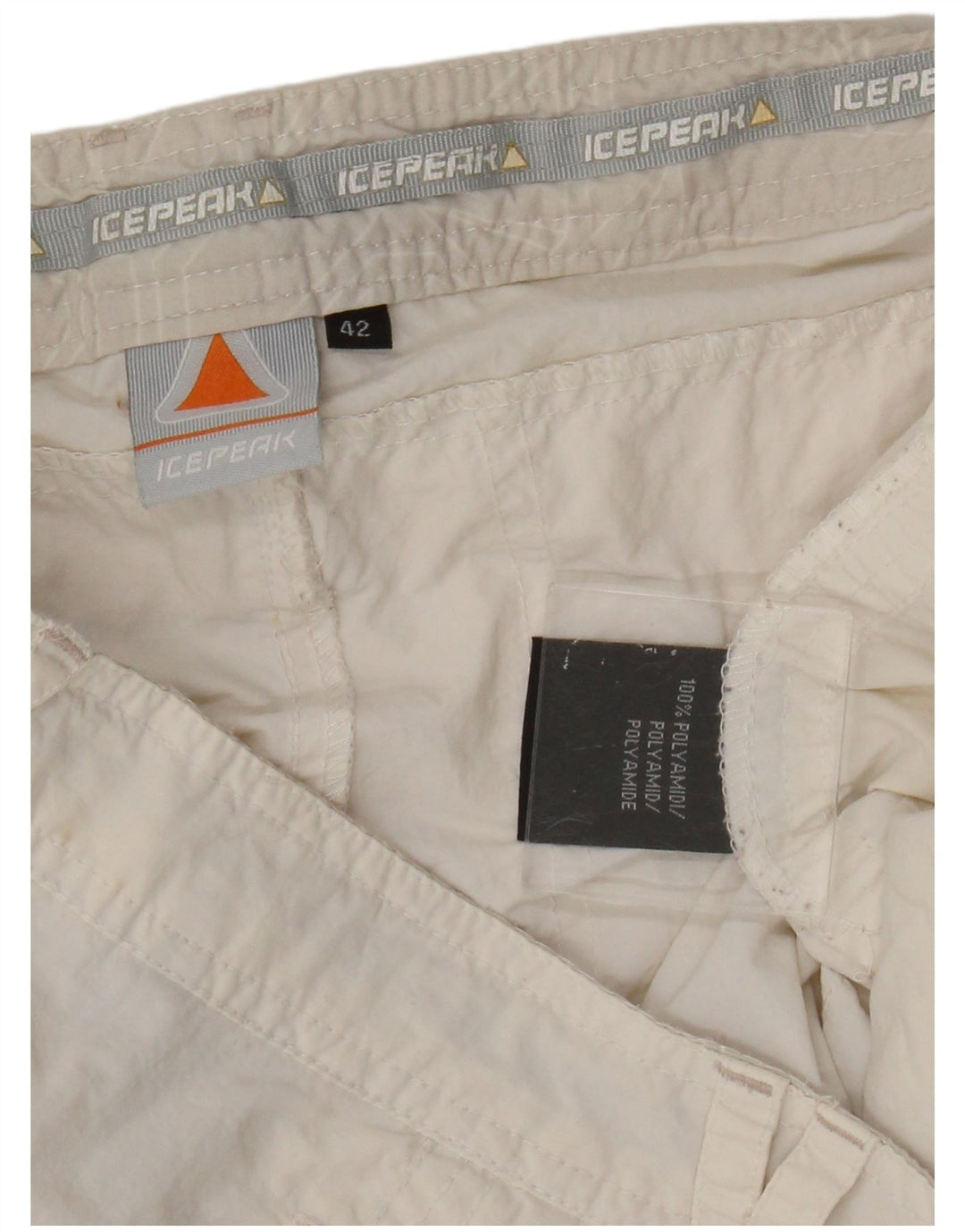 Pantaloncini da donna Icepeak EU 42 Large W32 Bianco Poliammide Sport