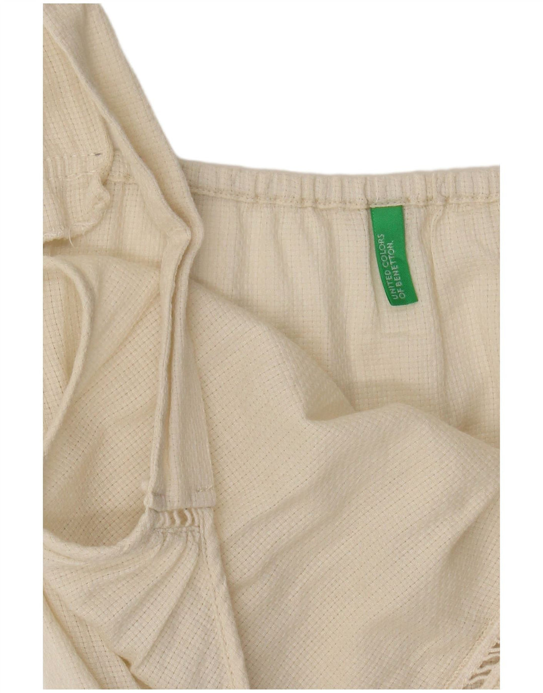 Top da donna Benetton Cami Top UK 12 medio bianco sporco