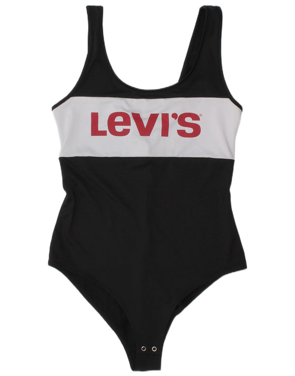 Levi's Costume da bagno grafico da donna XS Nero Colourblock Sports