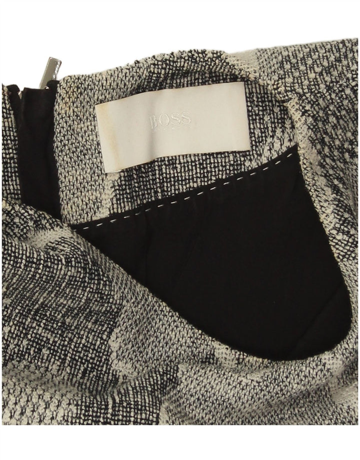 Abito tubino da donna Hugo Boss UK 12 Grigio medio floreale