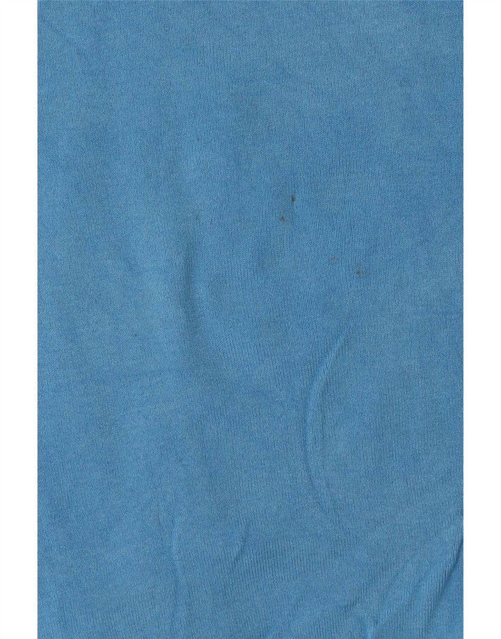 T-shirt Zara da donna Top UK 12 viscosa blu medio
