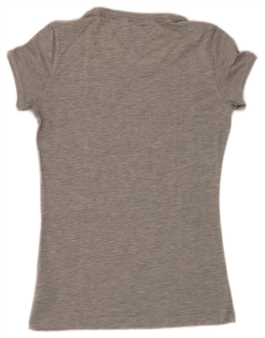 T-shirt grafica da donna Tommy Hilfiger Top UK 12 Poliestere grigio medio