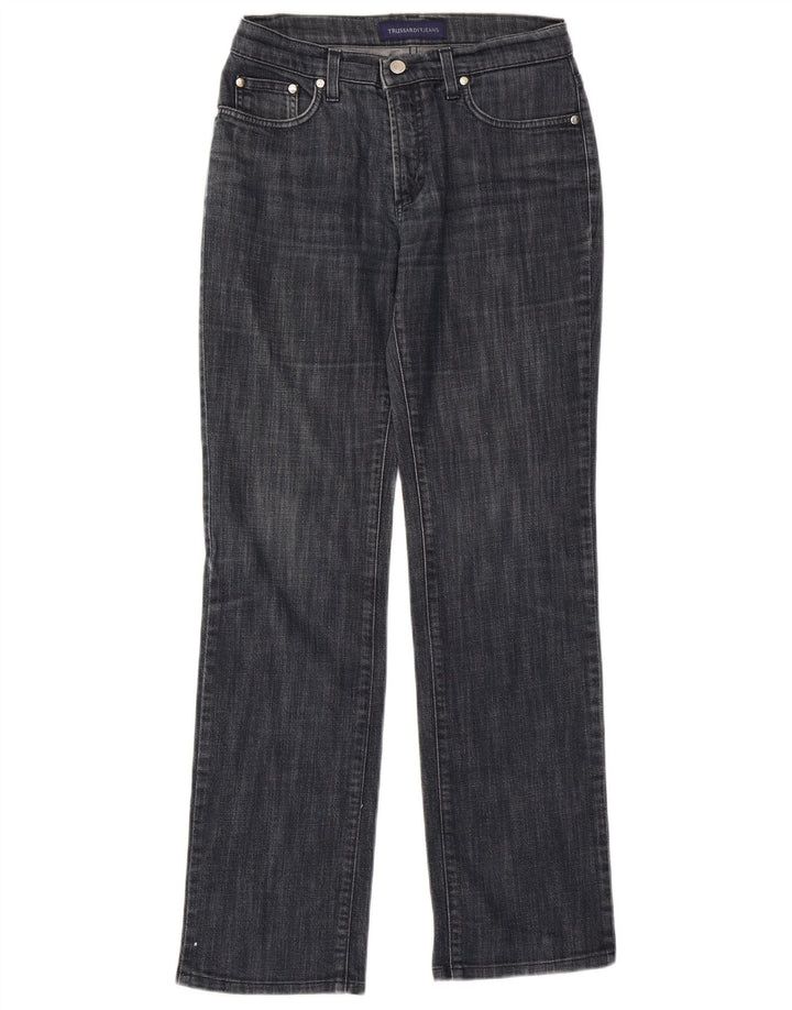 Jeans Dritti Donna Trussardi W27 L30 Blu Navy
