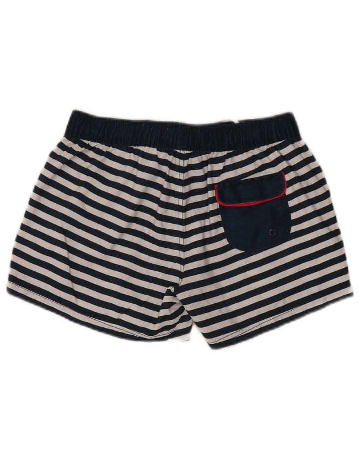 Pantaloncini da bagno da donna Fat Face UK 10 Small Poliestere a righe blu navy