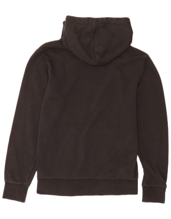 Felpa con cappuccio grafica da uomo Adidas piccola in cotone nero