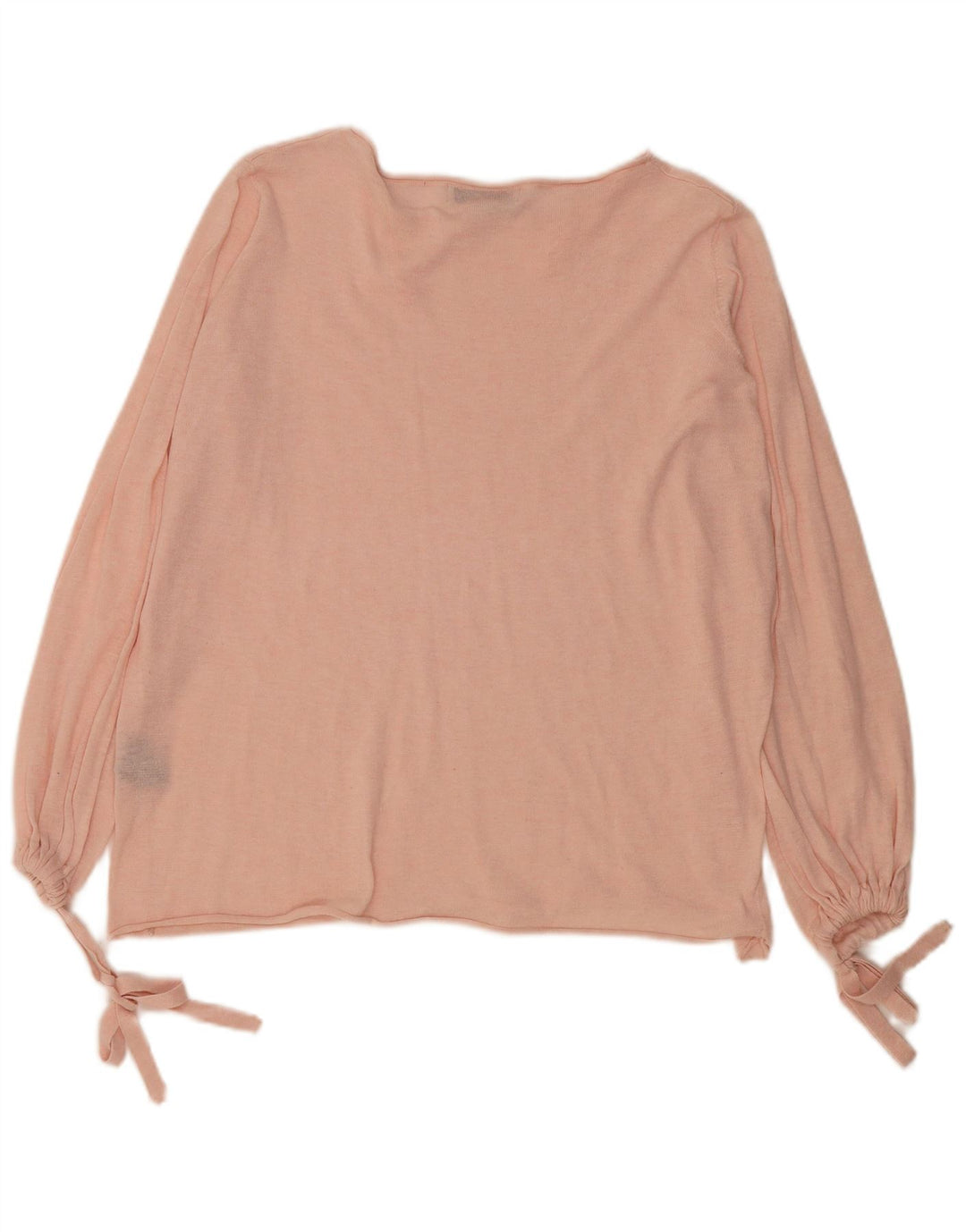 Blusa oversize da donna Zara Top UK 14 Poliestere rosa medio