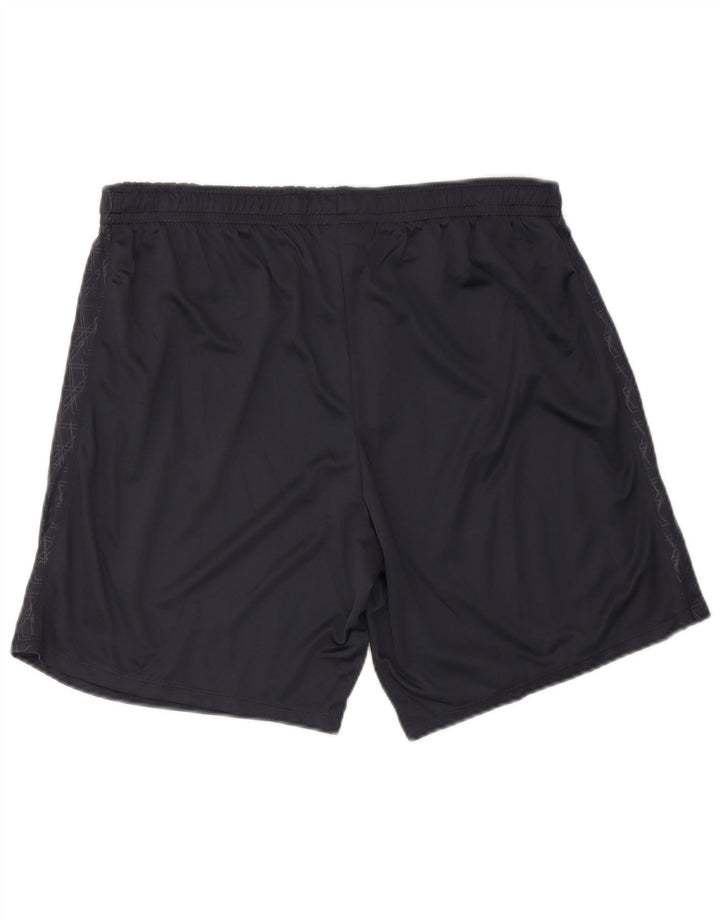 Pantaloncini sportivi da uomo UMBRO 2XL Poliestere geometrico blu navy