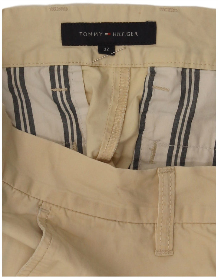 Pantaloncini chino da donna Tommy Hilfiger W32 grandi beige