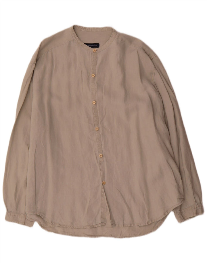 Camicia da uomo French Connection XL Lino beige