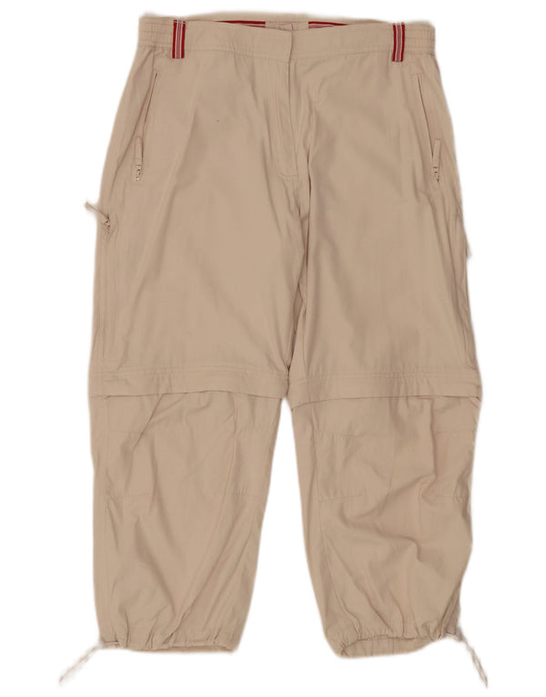 Pantaloni cargo Capri da uomo TCM UK 14/16 Large W32 L22 Poliestere beige