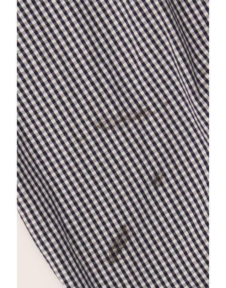 Camicia da uomo Chaps XL in cotone a quadretti blu navy