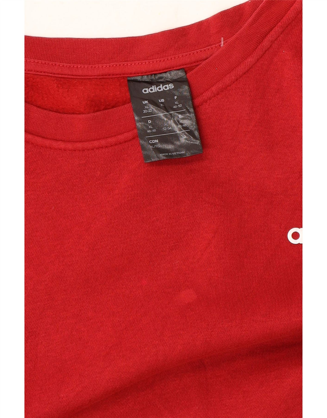 Felpa da Donna ADIDAS Maglione UK 20/22 XL Rosso