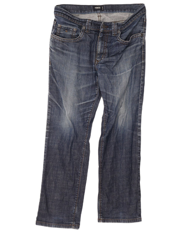 Jeans dritti da uomo Pioneer W36 L30 cotone blu