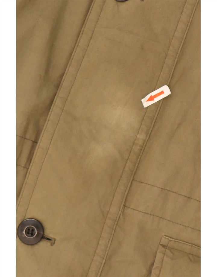 Giacca a vento da uomo Marks & Spencer UK 44/46 XL cotone kaki