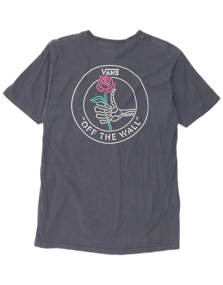 Maglietta grafica da uomo Vans Top medio blu navy