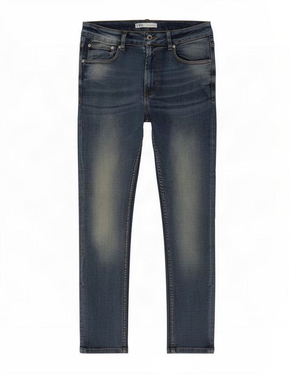 Jeans skinny da uomo Zara EU 42 Large W32 L30 Cotone blu