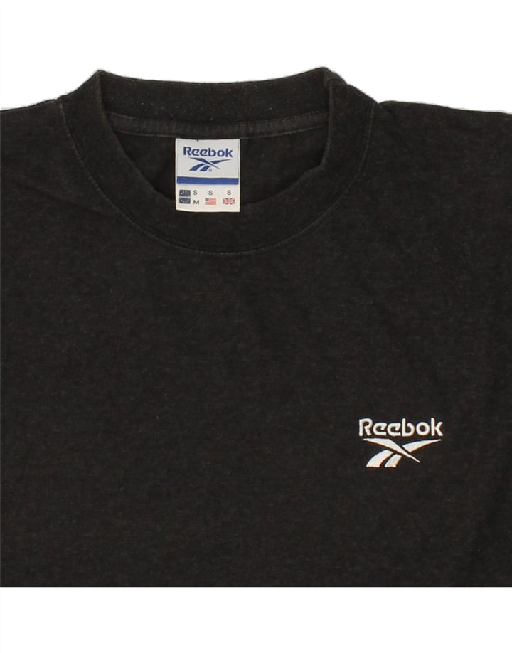 REEBOK Mens T-Shirt Top Small Grey Cotton Vintage Reebok and Second-Hand Reebok from Messina Hembry 