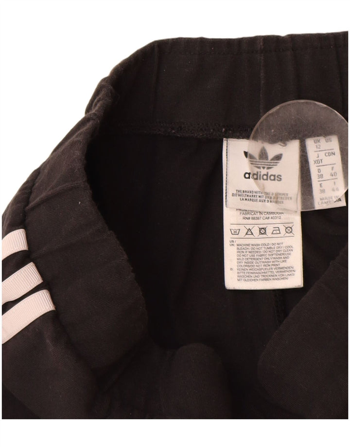 Leggings Adidas da donna UK 12 medio nero cotone