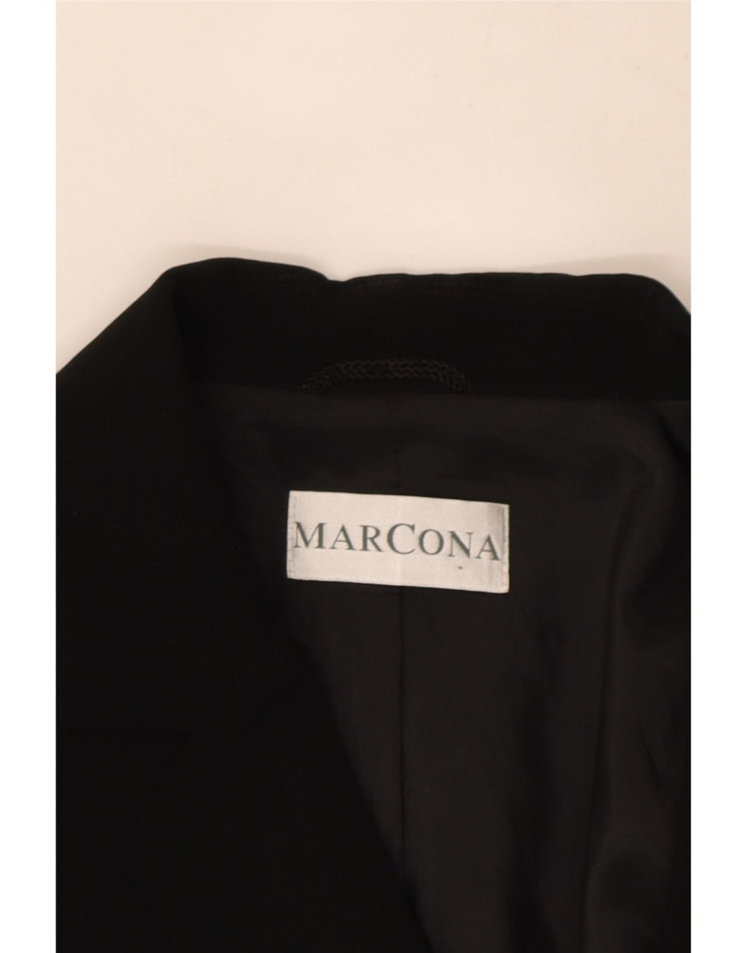 Giacca blazer da donna a 3 bottoni Marcona UK 16 grande poliestere nero
