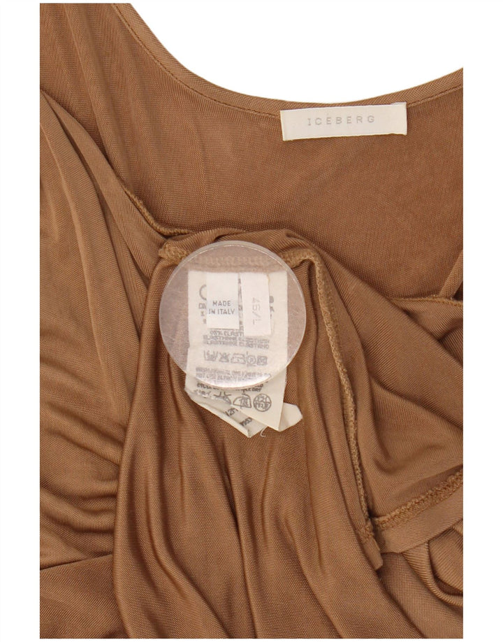 Canotta Donna Iceberg IT 46 Large Marrone Viscosa