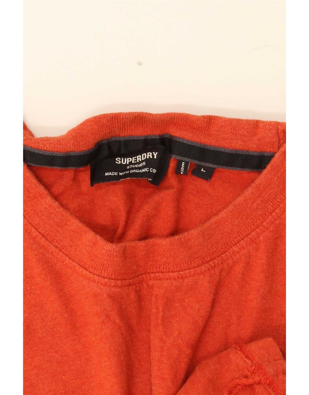 T-shirt da uomo Superdry Top grande in cotone rosso