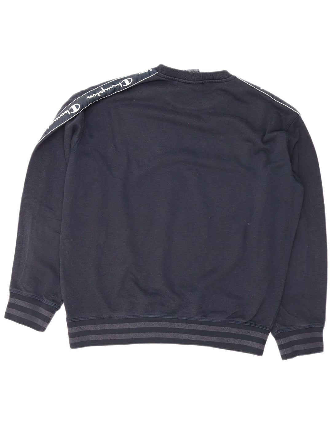 Felpa grafica da uomo Champion Felpa media in cotone blu navy