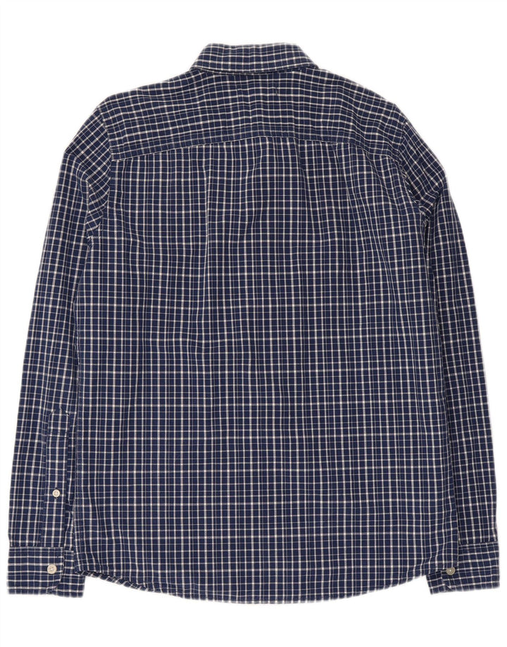 Camicia Hollister da uomo Small Blue Check in cotone