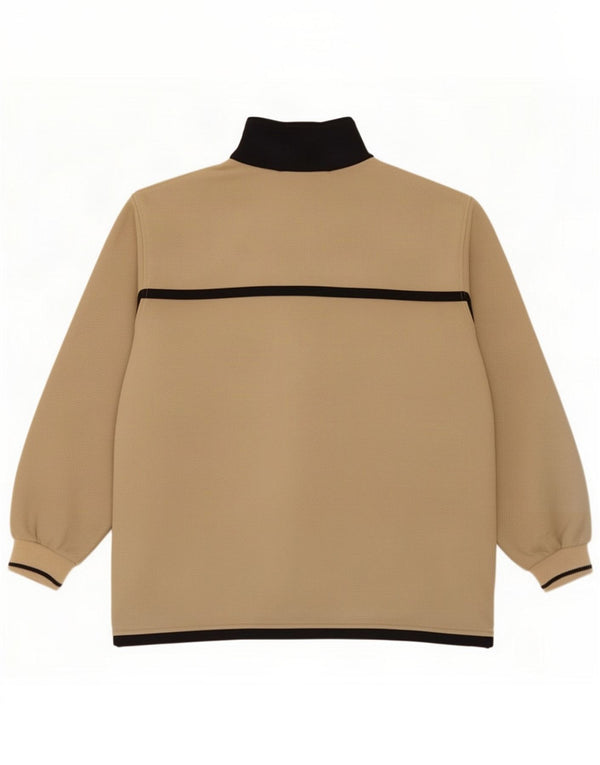 Lotto Giacca da tuta da donna UK 14 Large Beige Colourblock Poliestere