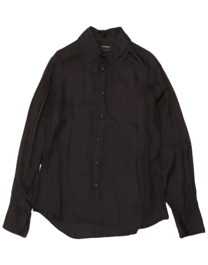 Camicia Uomo Energie Large Nera in Viscosa