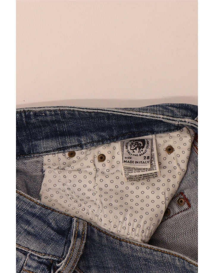 Jeans dritti da donna Diesel W28 L29 cotone blu