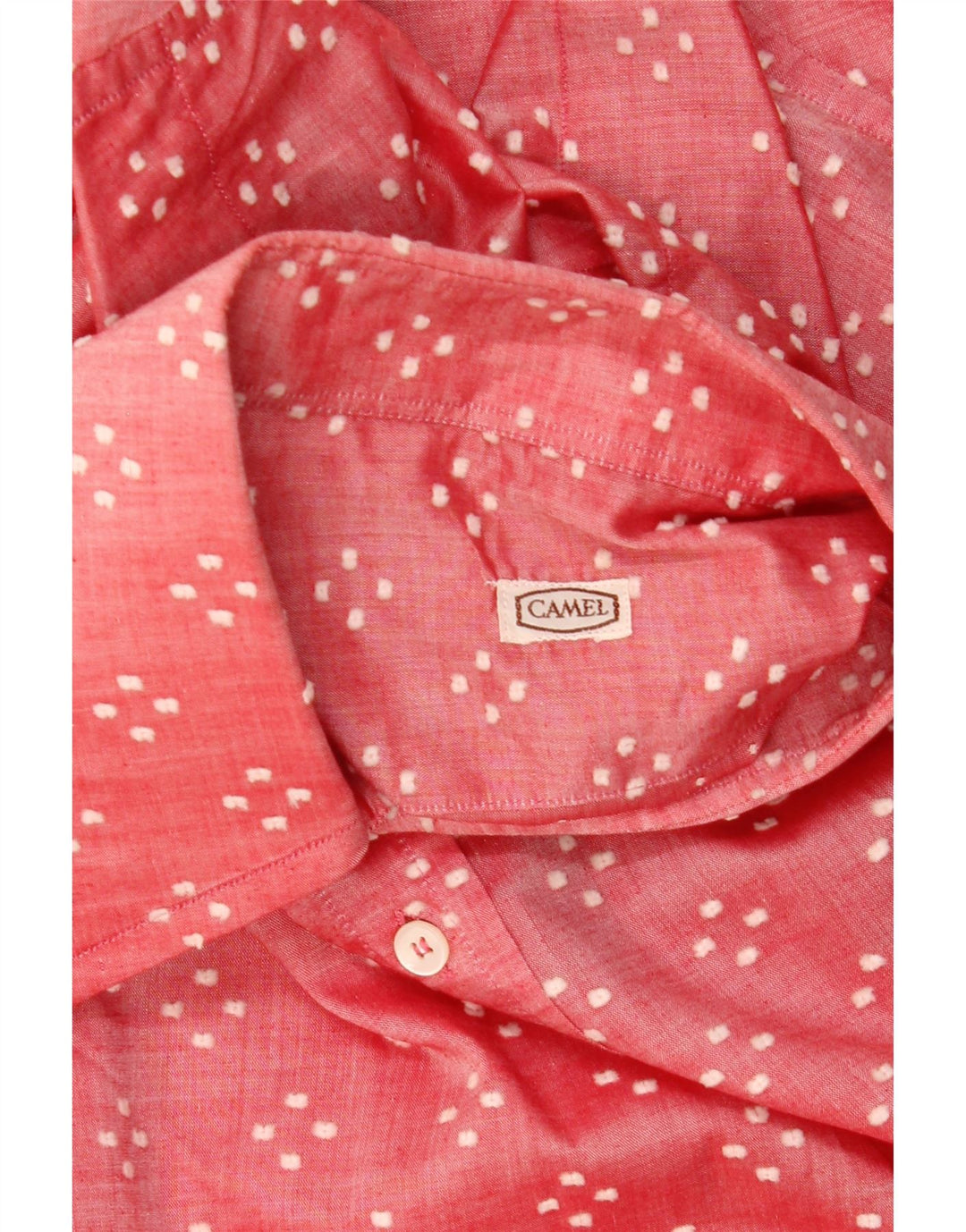 Camicia da uomo CAMEL ACTIVE Rosso medio maculato