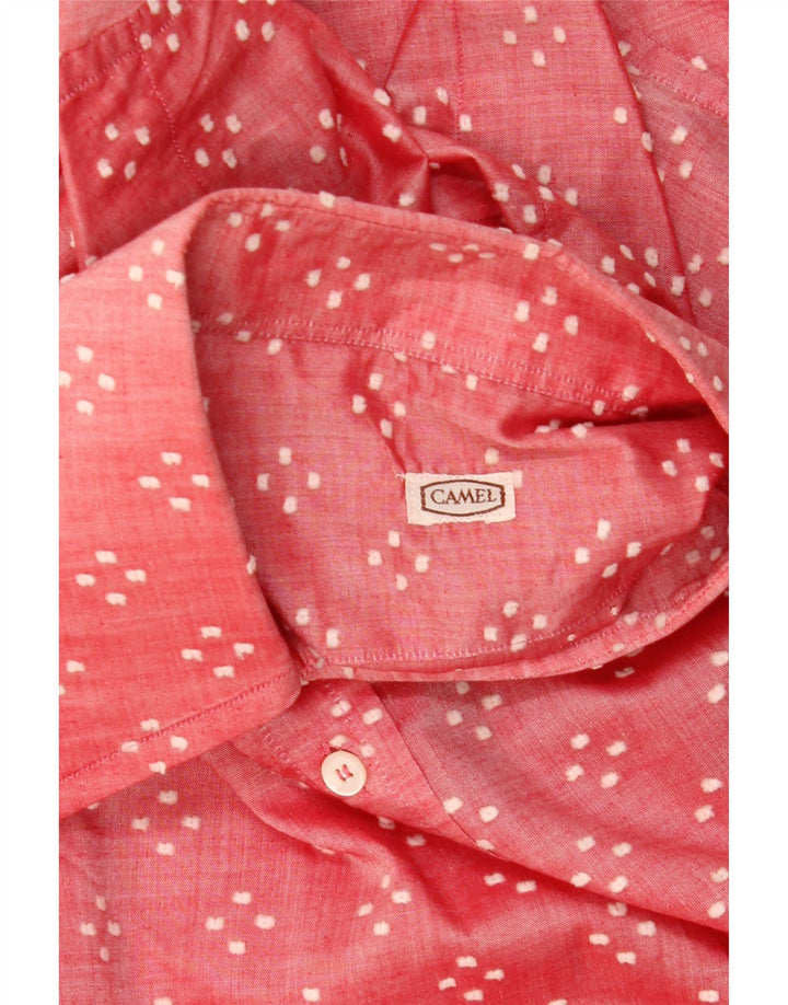Camicia da uomo CAMEL ACTIVE Rosso medio maculato