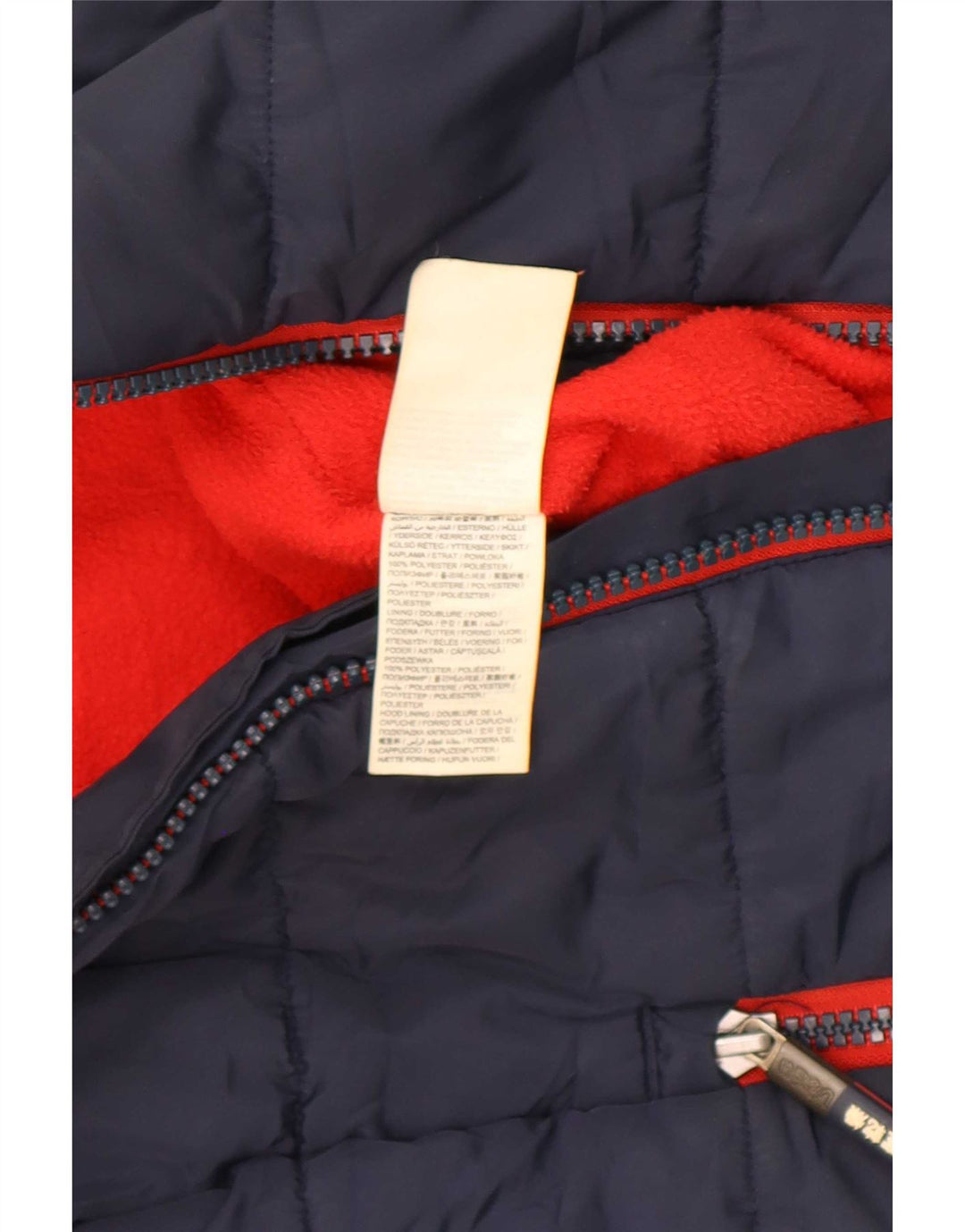 Giacca imbottita con cappuccio da donna Superdry UK 6 XS poliestere blu navy