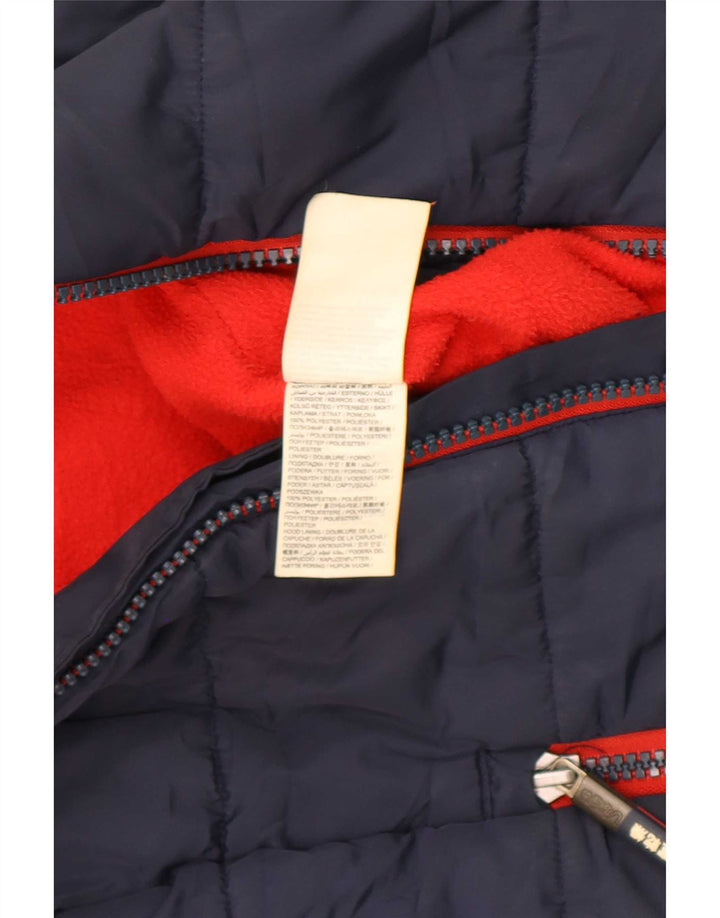 Giacca imbottita con cappuccio da donna Superdry UK 6 XS poliestere blu navy