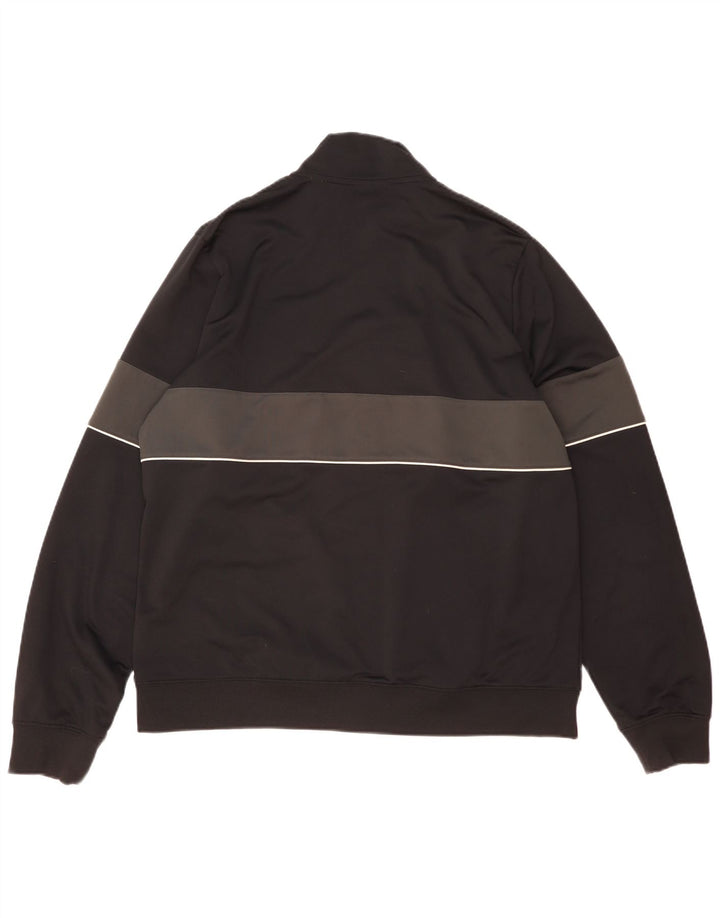 Giacca da tuta da uomo Nike XL in poliestere color block nero