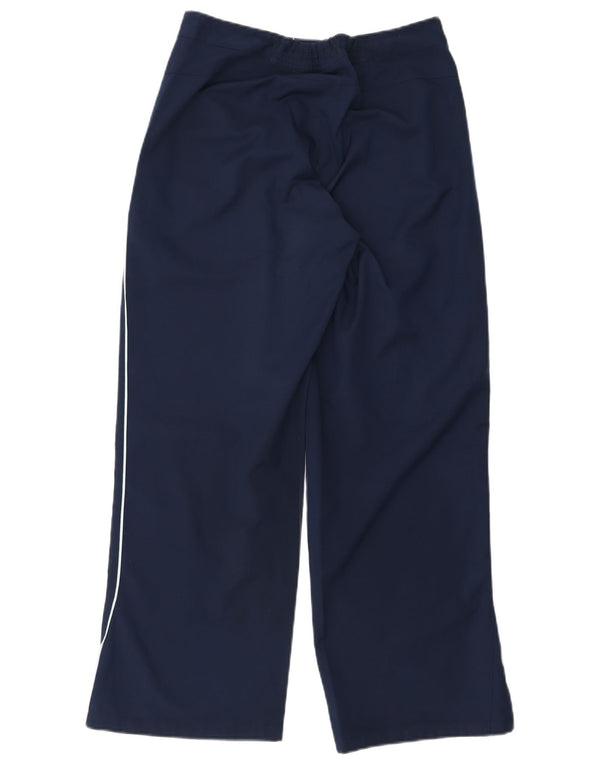 Pantaloni casual Adidas da donna a gamba larga UK 12 Medium W28 L27 Blu Navy