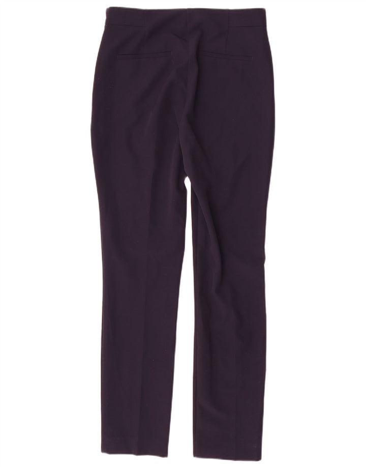 Pantaloni chino slim da donna Zara medi W28 L28 poliestere blu navy