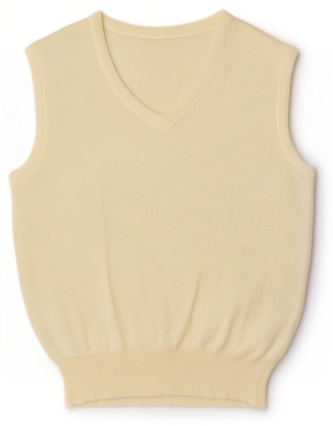 Canotta vintage da donna canotta EU 38 viscosa media bianco sporco