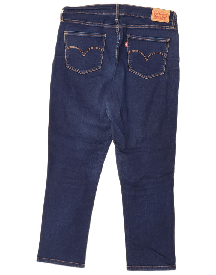 Jeans dritti a vita alta Levi's 724 da donna W32 L26 Blu navy