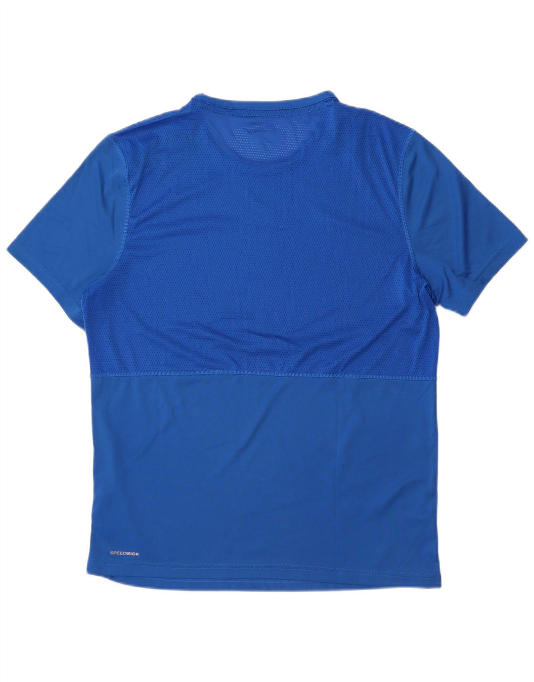 T-shirt Reebok da donna Top UK 16 Large Blu Colourblock Poliestere