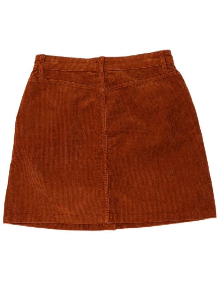 Gonna in velluto a coste da donna Tom Tailor grande W32 in cotone marrone