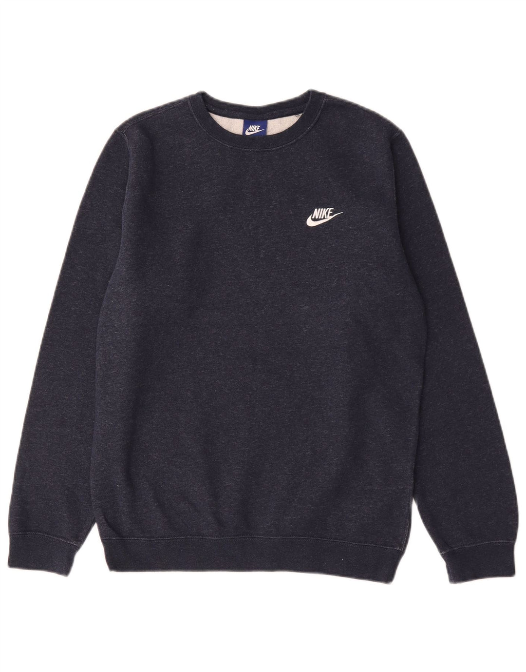 Felpa Nike da uomo, piccola, in cotone blu navy
