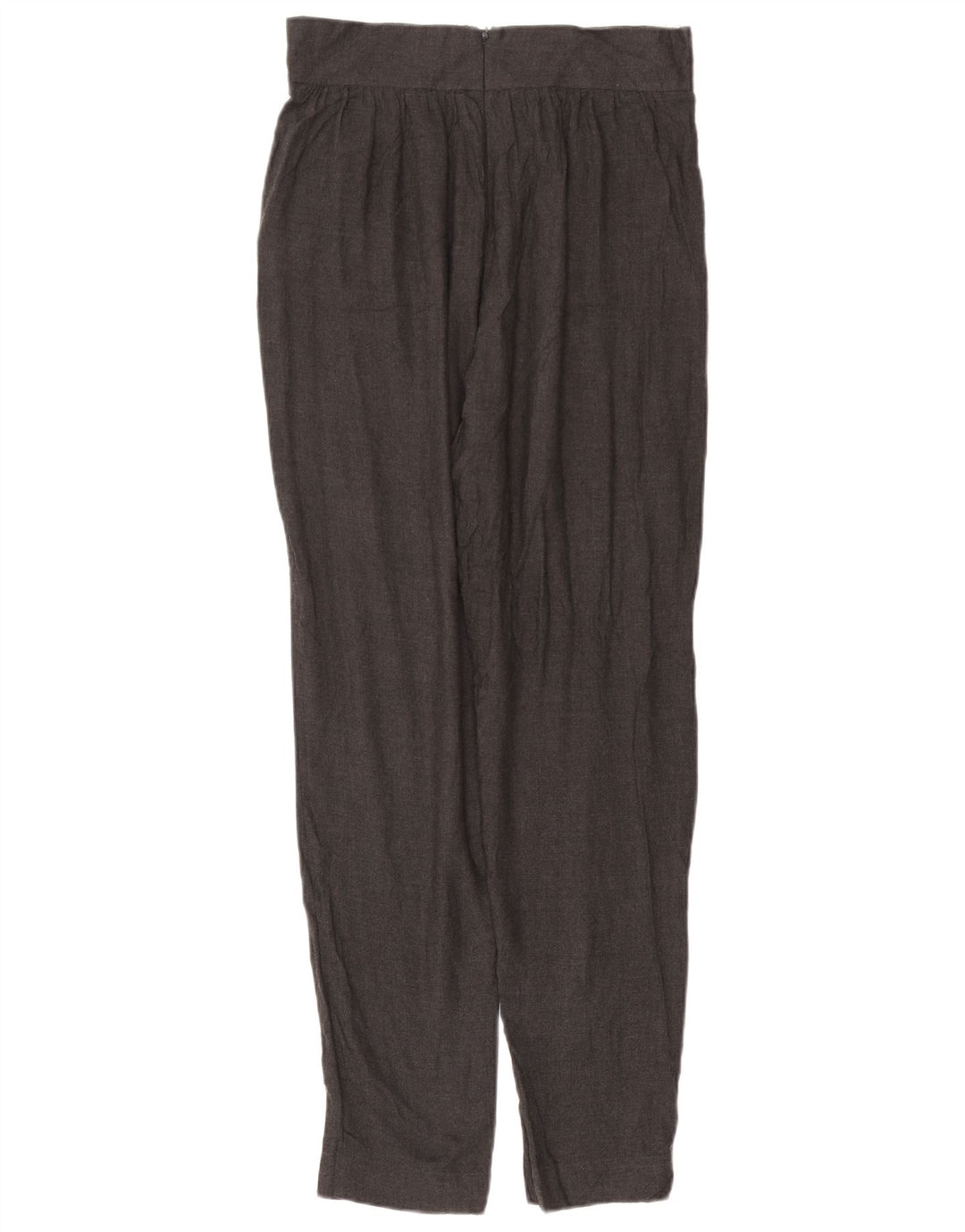 Pantaloni da abito con pegging da donna French Connection UK 12 Medium W30 L31 Grigio