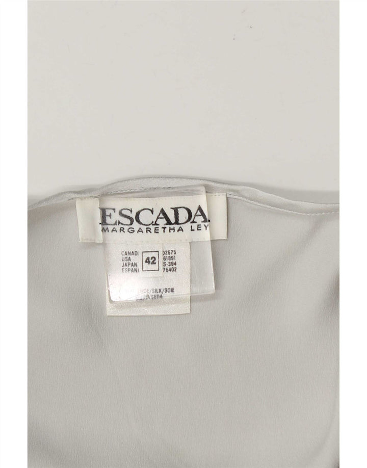 Canotta Donna Escada IT 42 Grigio Medio Seta